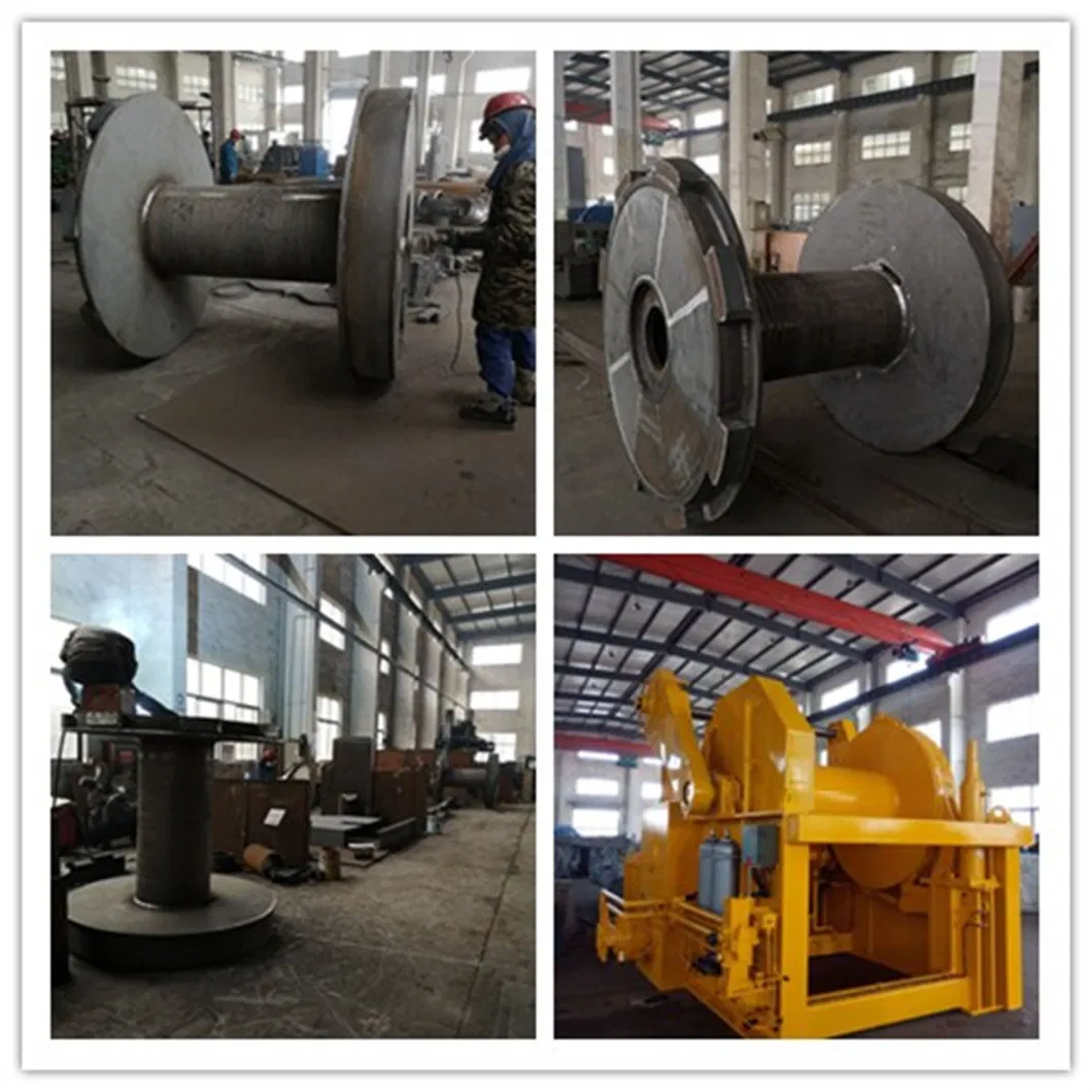 50ton Marine Frequency Converter Electric Hydraulic Winch Pull Boat Winch for Pulling Ship